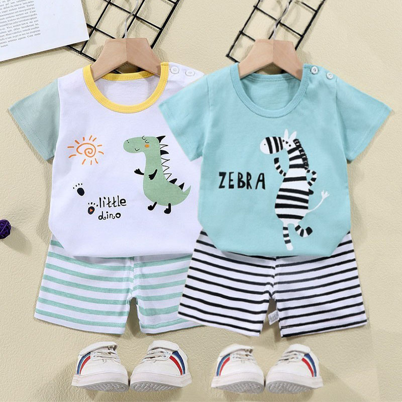 Baby Nursery Ideas Boy - Pamuk Tees + Şort 2 parçalı
