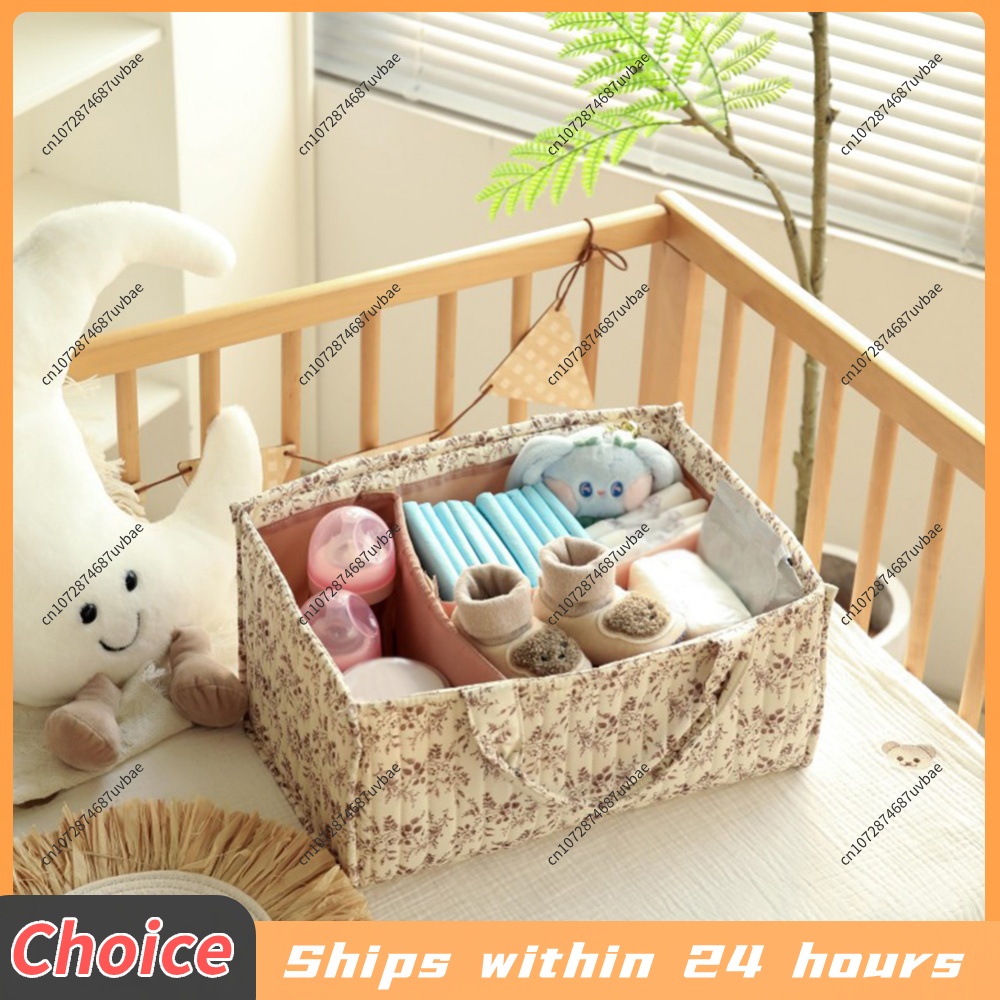 Baby Nursery Must Haves - Çıkarılabilir Bölmeli Çiçek Desenli Bebek Odası