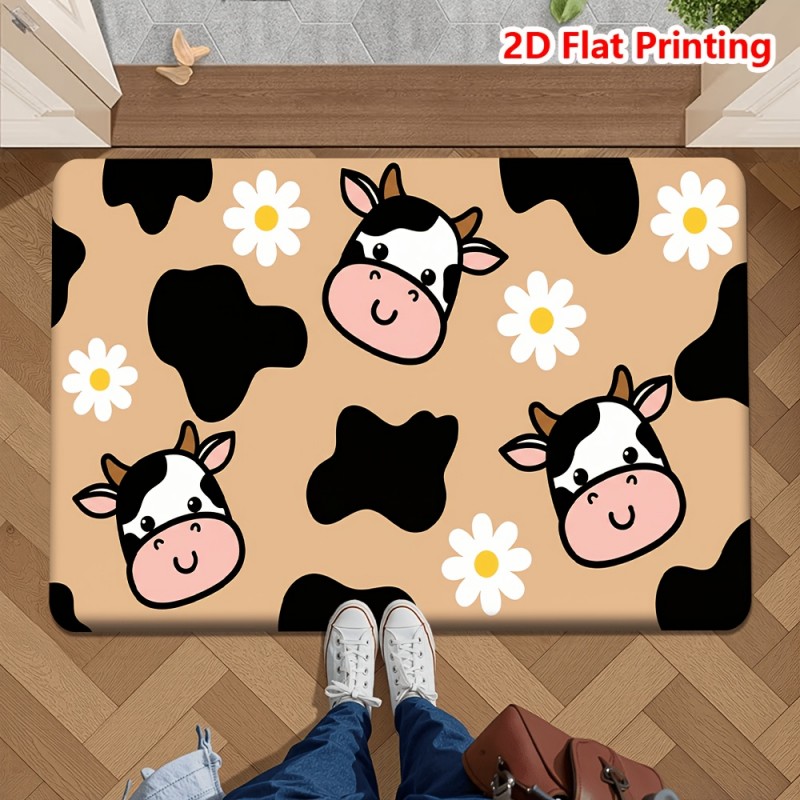 Baby Nursery Jungle Rug - Safari Hayvanları Paspas Fil Zürafa Maymun