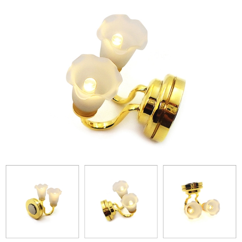 Baby Nursery Wall Lights - 1:12 Dollhouse Mini Oturma Odası Braketi