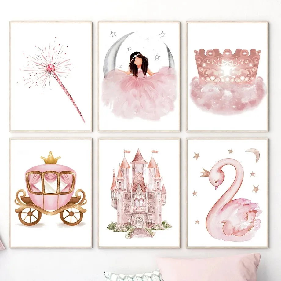 Baby Nursery Pink - (2D Kanvas Tablo) Kanvas Tablo Duvar