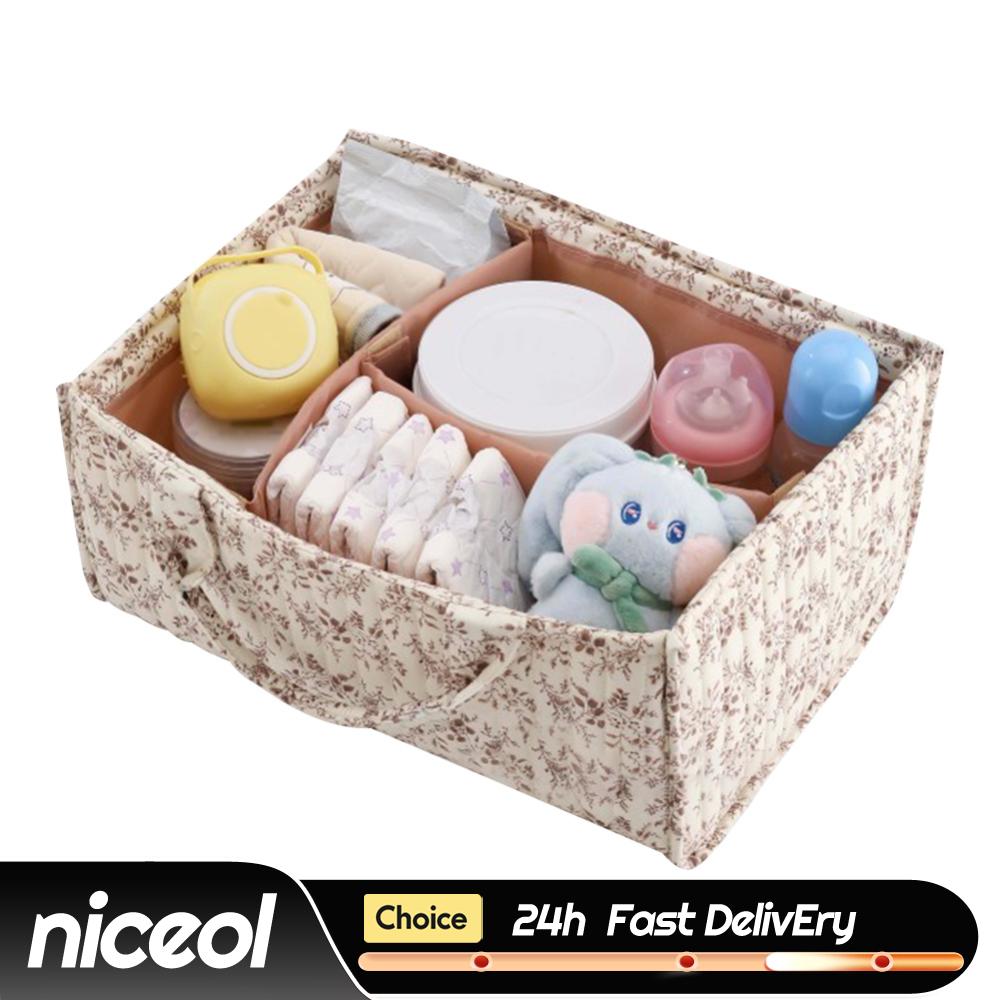 Baby Nursery Must Haves - Çıkarılabilir Bölmeli Çiçek Desenli Bebek Odası