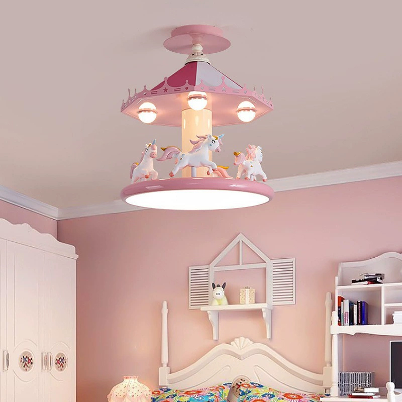 Baby Nursery Pink - Prenses Odası Kız Yatak Odası Tavan