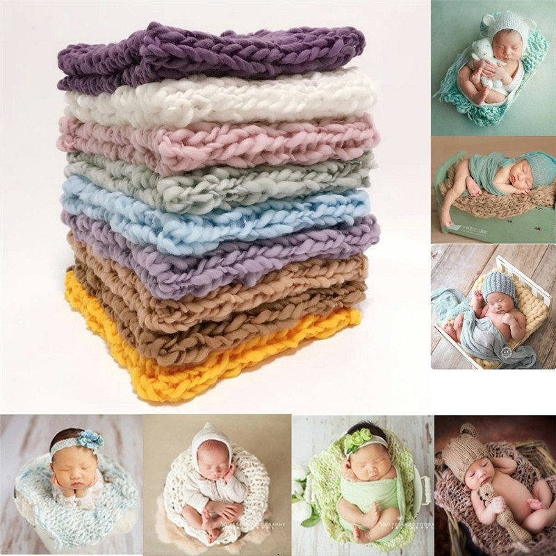 Baby Wrap Stretchy - Yenidoğan Fotoğraf Sahne Ince Izgara Elastik