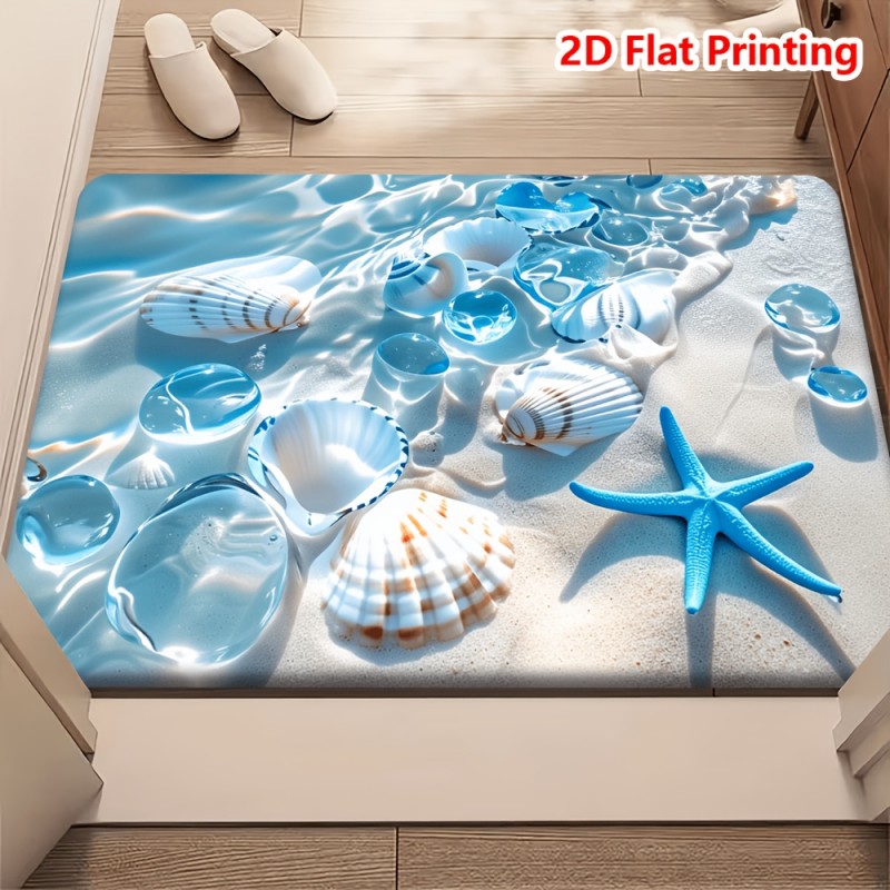 Baby Nursery Jungle Rug - Safari Hayvanları Paspas Fil Zürafa Maymun