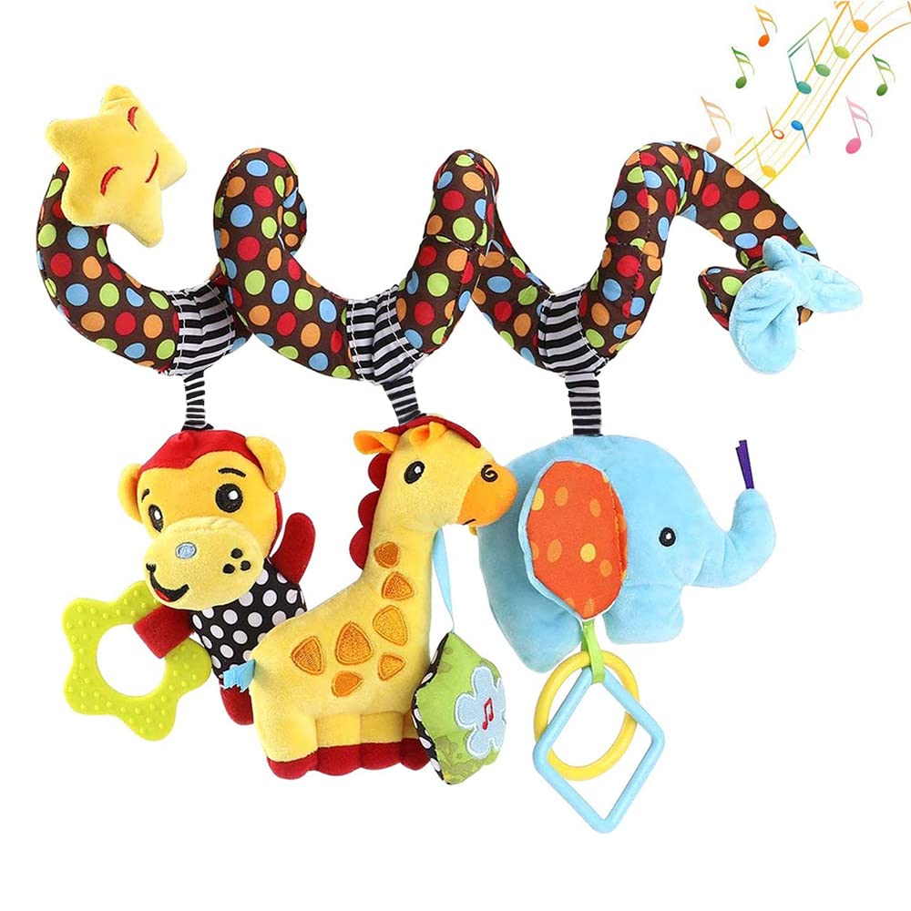 Crib Mobile Musical - Bebek araba koltuğu arabası Spiral askılı