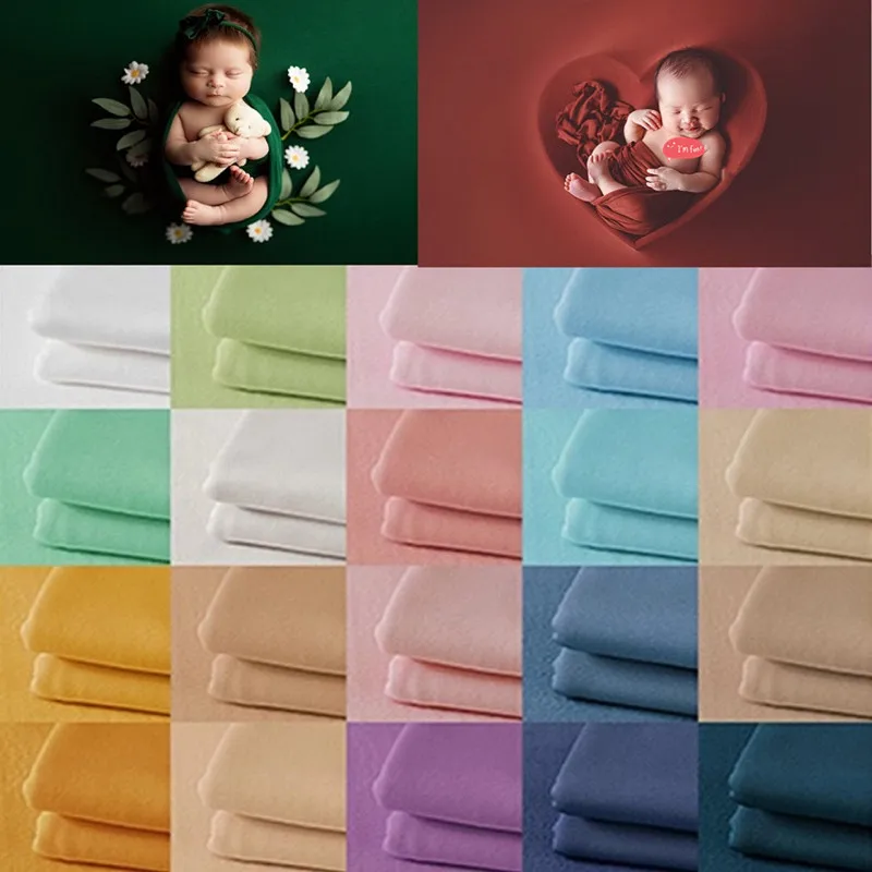 Baby Wrap Stretchy - 150*170cm yenidoğan fotoğraf sahne bebek battaniye