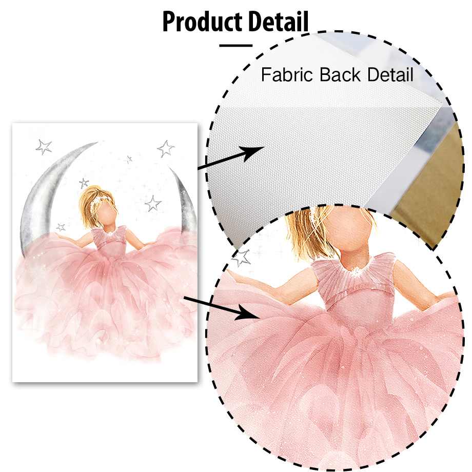 Pembe Melek Kız Güneş Ay Bulut - Baby Nursery Pink incelemesi ve fiyatı