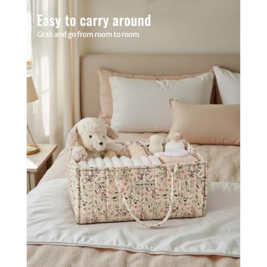 Çiçek Desenli Bebek Bezi Düzen - Baby Nursery Must Haves incelemesi ve fiyatı
