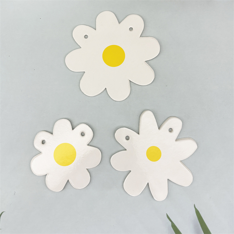 1 takım beyaz papatya çiçek af - Baby Nursery Garland incelemesi ve fiyatı