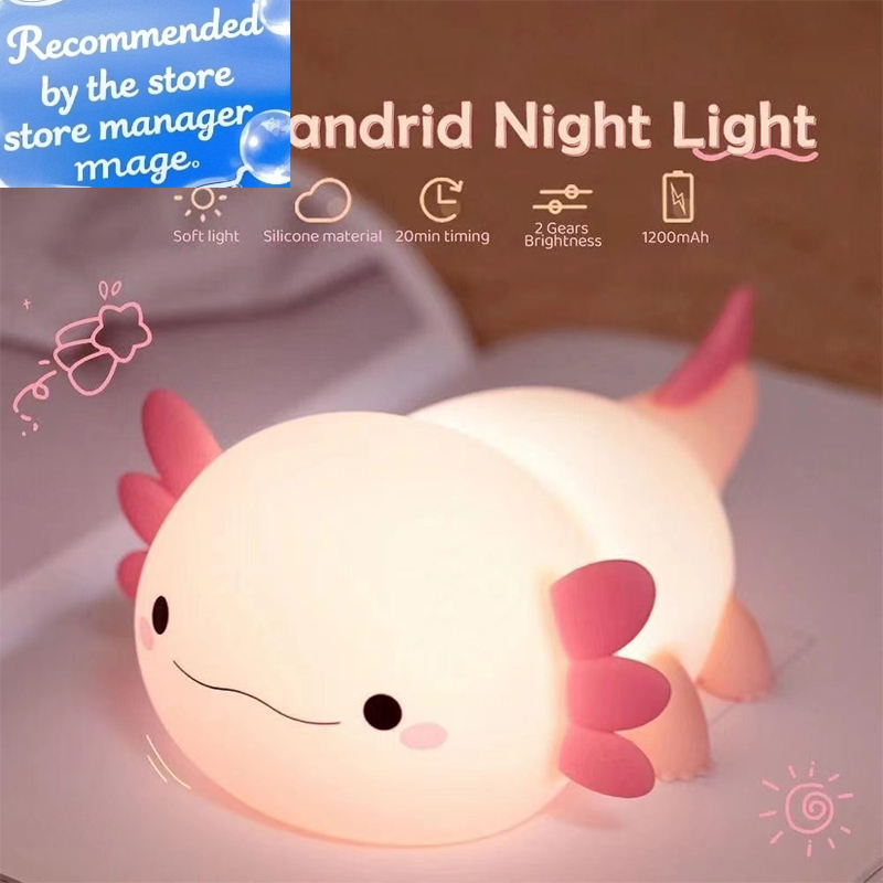 Sevimli Axolotl Gece Lambası S - Baby Nursery Pink incelemesi ve fiyatı