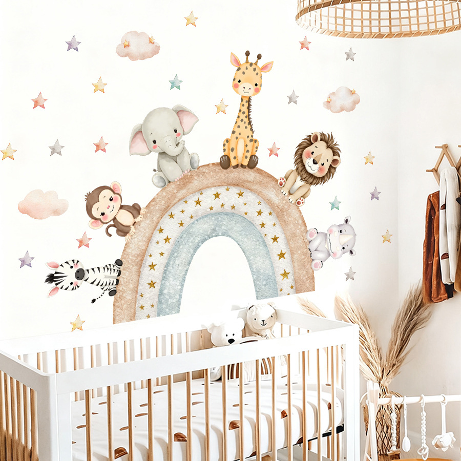 Çocuklar için Orman Hayvanları - Baby Nursery Jungle Wallpaper incelemesi ve fiyatı