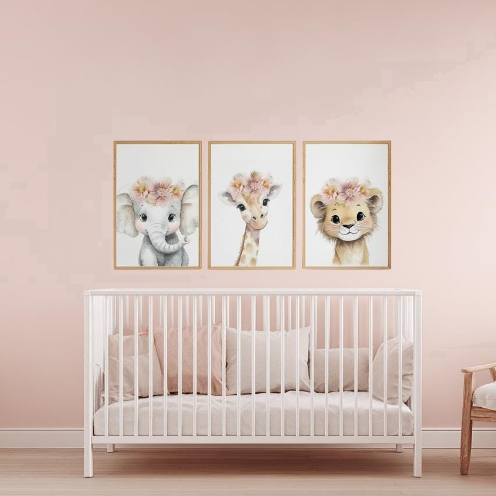 Bebek Kız Odası Duvar Sanatı S - Baby Nursery Pink incelemesi ve fiyatı