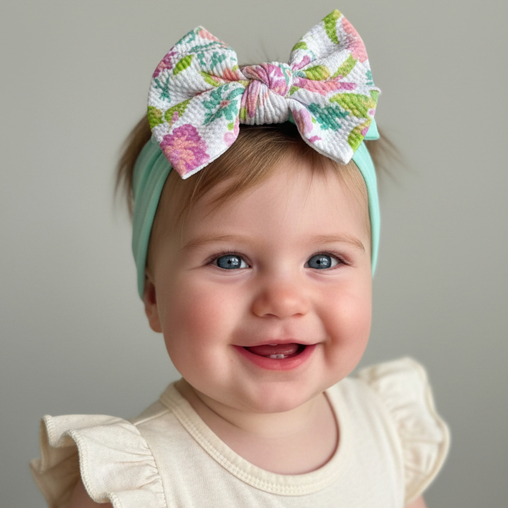 Çocuk Baskılı Büyük Fiyonklu N - Baby Wrap Stretchy incelemesi ve fiyatı
