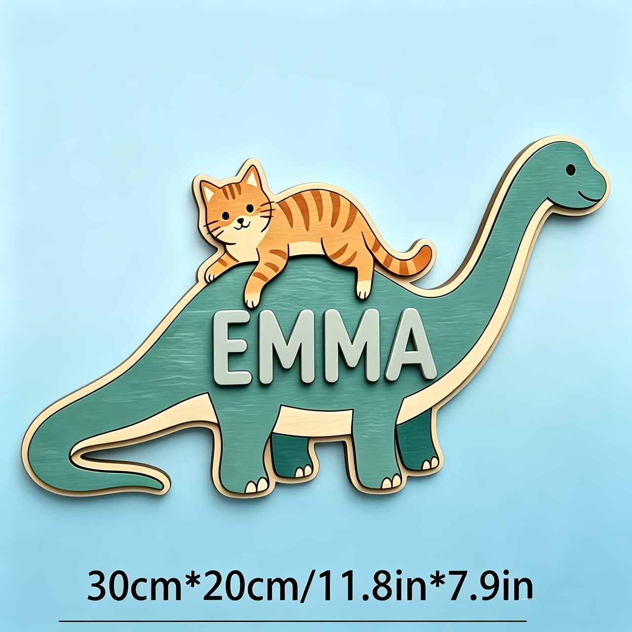 Kişiselleştirilmiş Kedi Dinozo - Baby Nursery Toy incelemesi ve fiyatı