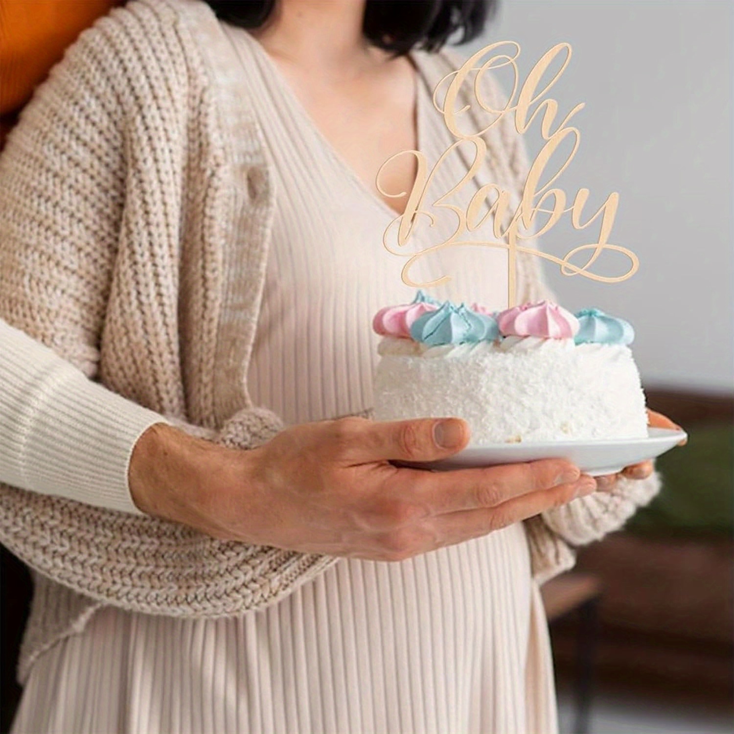 1 adet oh Bebek - Ahşap Pasta  - Baby Nursery Artwork incelemesi ve fiyatı