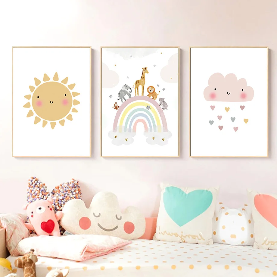 Zürafa Fil Sıcak Balon Güneş G - Baby Nursery Pictures incelemesi ve fiyatı