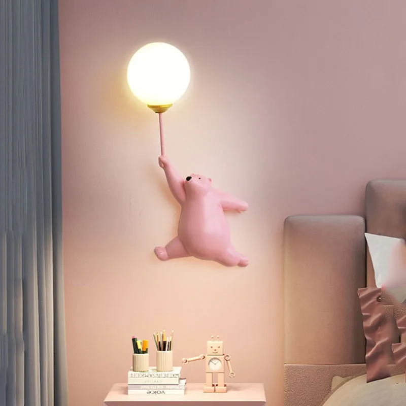 Karikatür Kutup Ayısı LED Apli - Baby Nursery Wall Lights incelemesi ve fiyatı