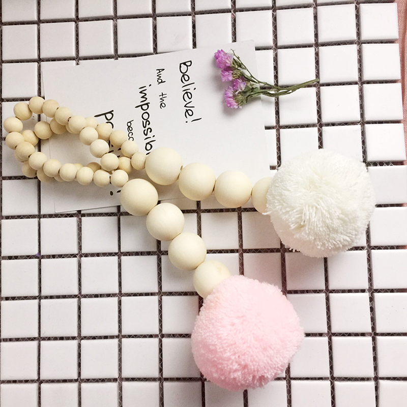 Ahşap Boncuk Püskül toplu süs  - Baby Nursery Garland incelemesi ve fiyatı