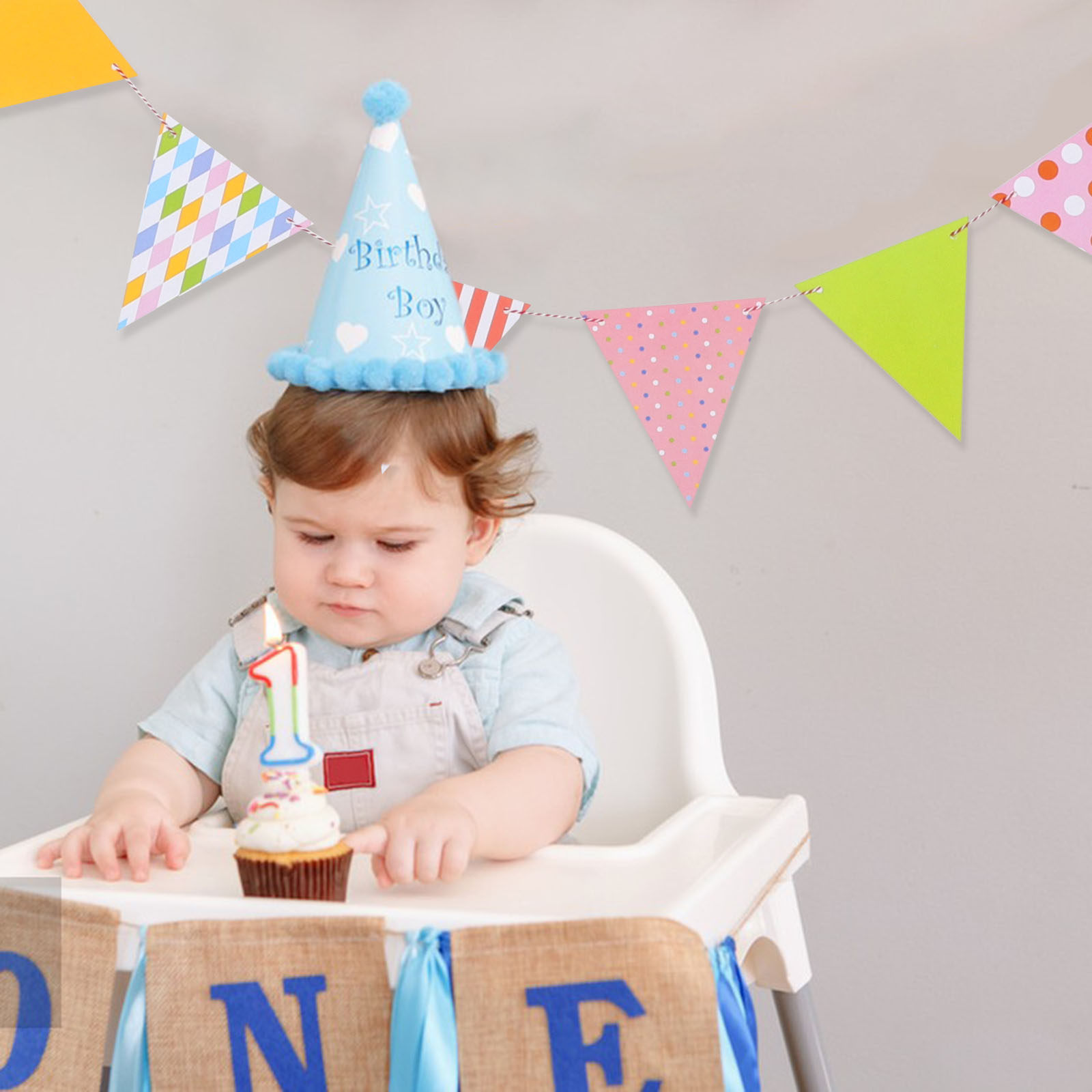 Kolay Kurulumlu Üçgen Kağıt Ba - Baby Nursery Garland incelemesi ve fiyatı