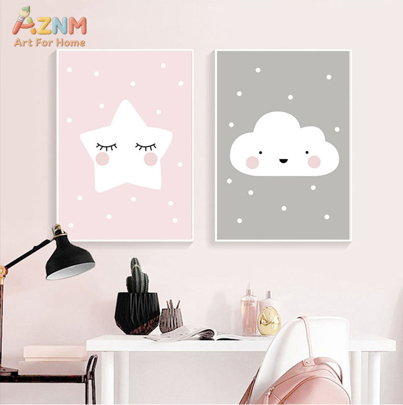 AZNM Sevimli Karikatür Ay Bulu - Baby Nursery Pink incelemesi ve fiyatı