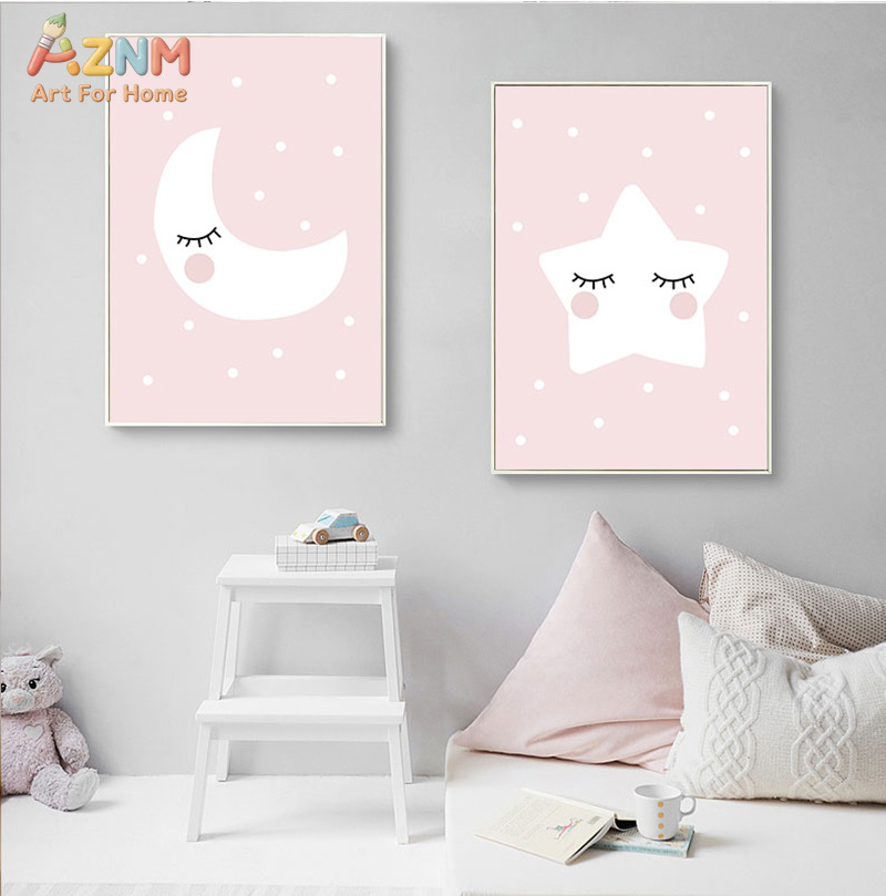 AZNM Sevimli Karikatür Ay Bulu - Baby Nursery Pink incelemesi ve fiyatı