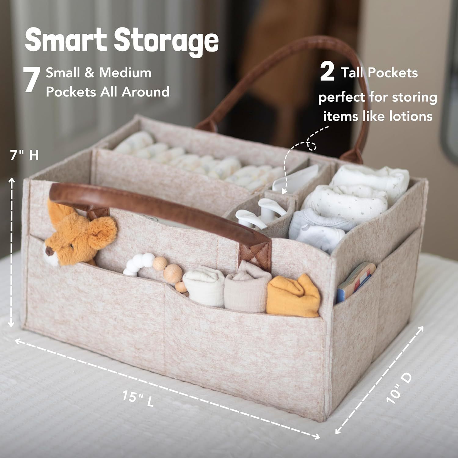 Bebek Keçe Saklama Düzenleyici - Baby Bag Nursery incelemesi ve fiyatı