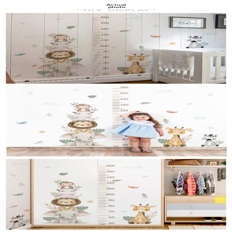 Çocuk Büyüme Tablosu Etiketi O - Baby Nursery Jungle Wallpaper incelemesi ve fiyatı