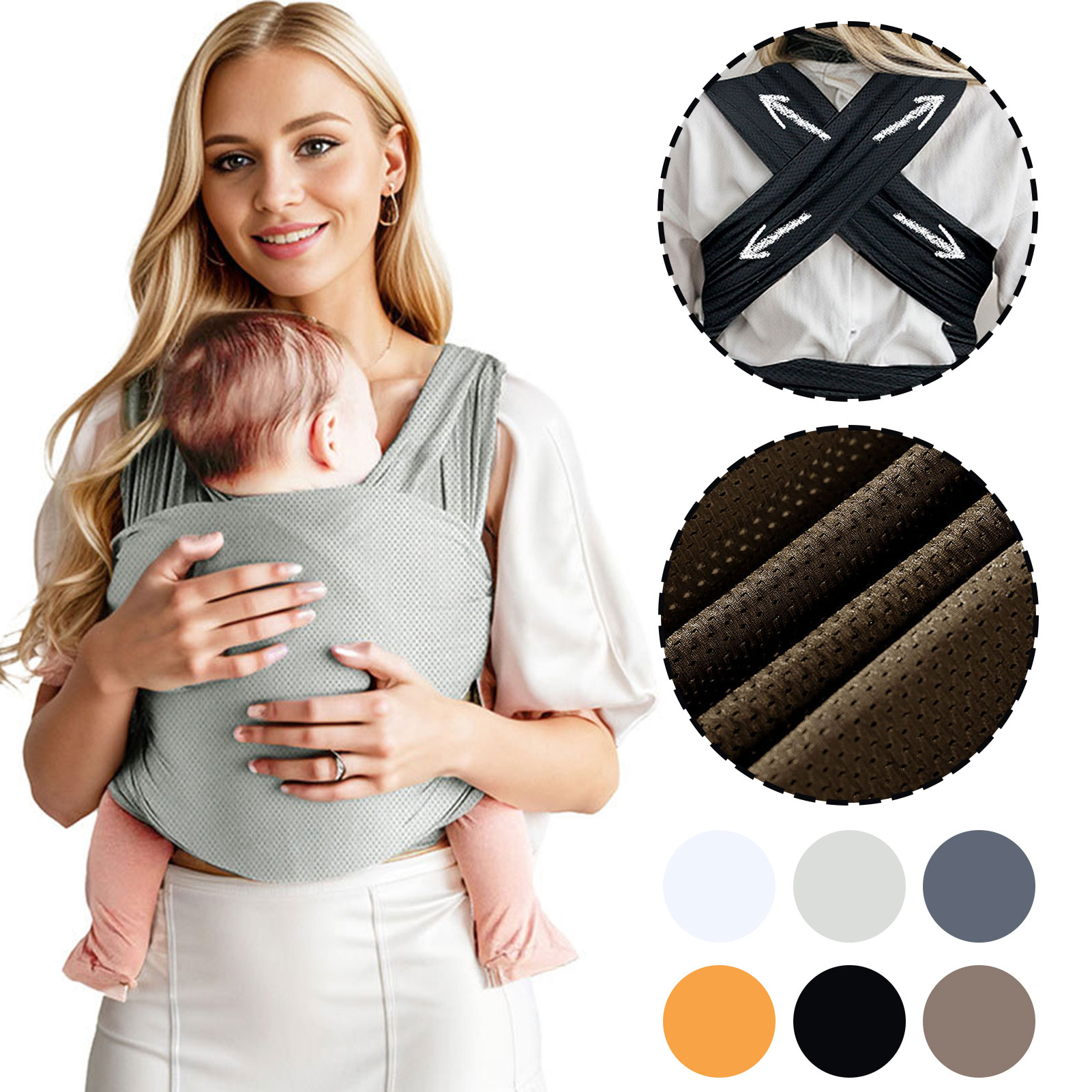 Hepsi Bir Arada Esnek Bebek Ta - Baby Wrap Stretchy incelemesi ve fiyatı