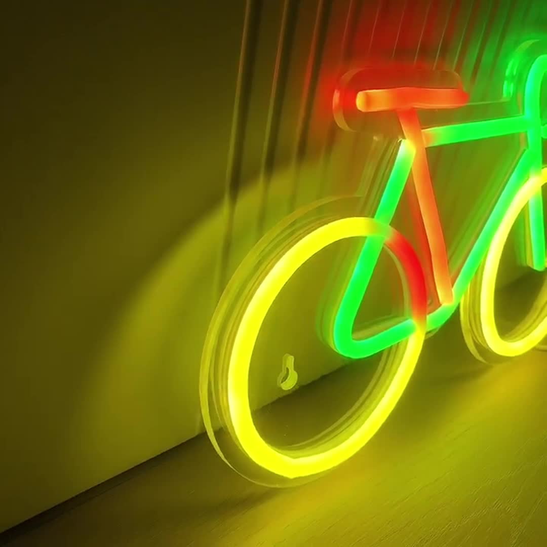 Bisiklet LED Neon işareti, duv - Baby Nursery Wall Lights incelemesi ve fiyatı