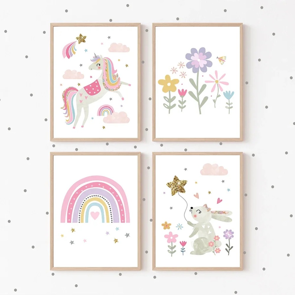 Pembe Unicorn Tavşan Gökkuşağı - Baby Nursery Pink incelemesi ve fiyatı