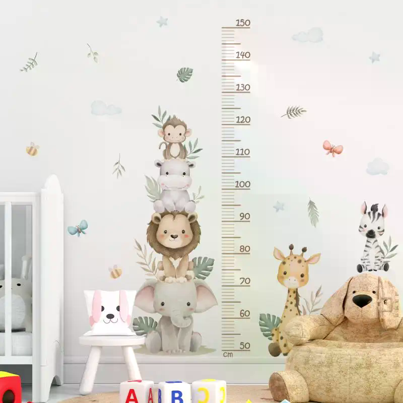 /PFU/Çocuk Büyüme Tablosu Etik - Baby Nursery Jungle Wallpaper incelemesi ve fiyatı