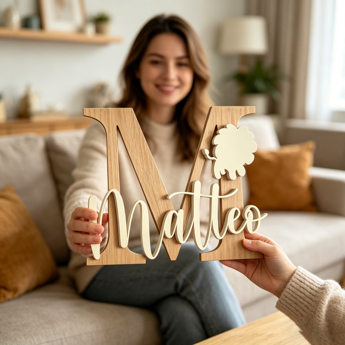 1 adet özel aslan adı ve ilk a - Baby Nursery Toy incelemesi ve fiyatı