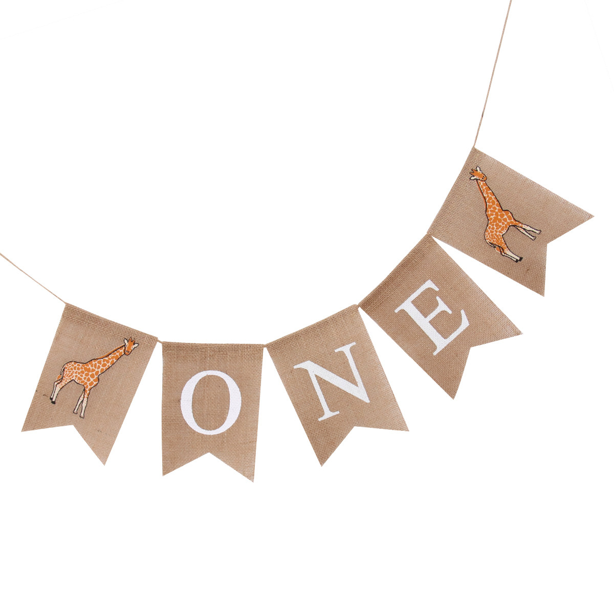 Zürafa Keten Afiş Tek Baskılı  - Baby Nursery Garland incelemesi ve fiyatı