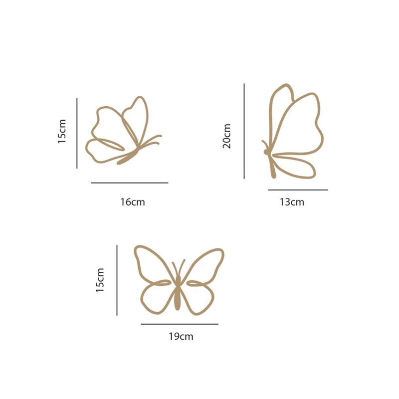 Ahşap kelebekler tabelası, Ahş - Baby Nursery Artwork incelemesi ve fiyatı