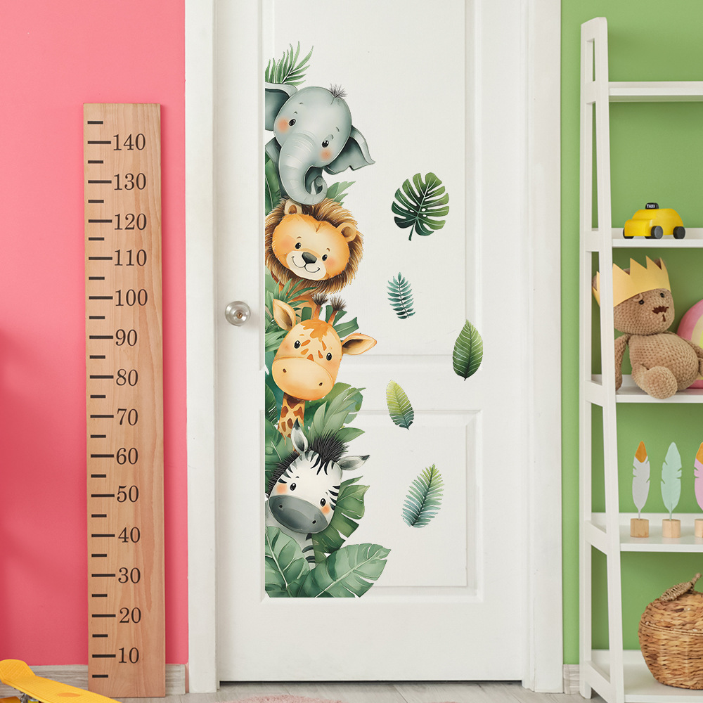 Orman Hayvan Fil Zürafa Duvar  - Baby Nursery Jungle Wallpaper incelemesi ve fiyatı