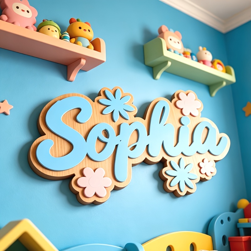 Kişiye Özel Çiçek Temalı İsiml - Baby Nursery Toy incelemesi ve fiyatı
