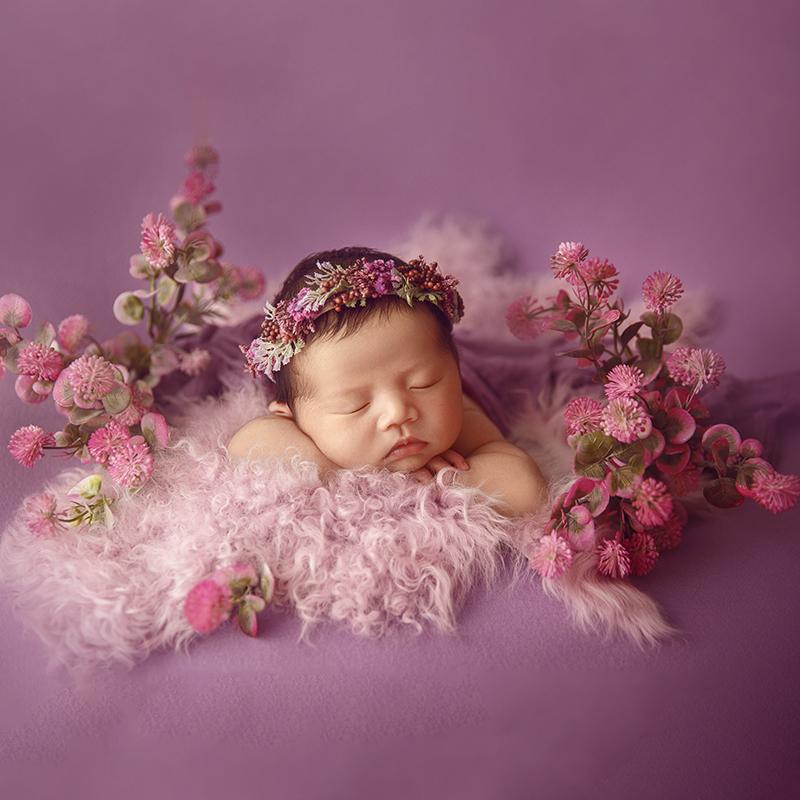 Mor Tonları Yenidoğan Fotoğraf - Baby Wrap Stretchy incelemesi ve fiyatı