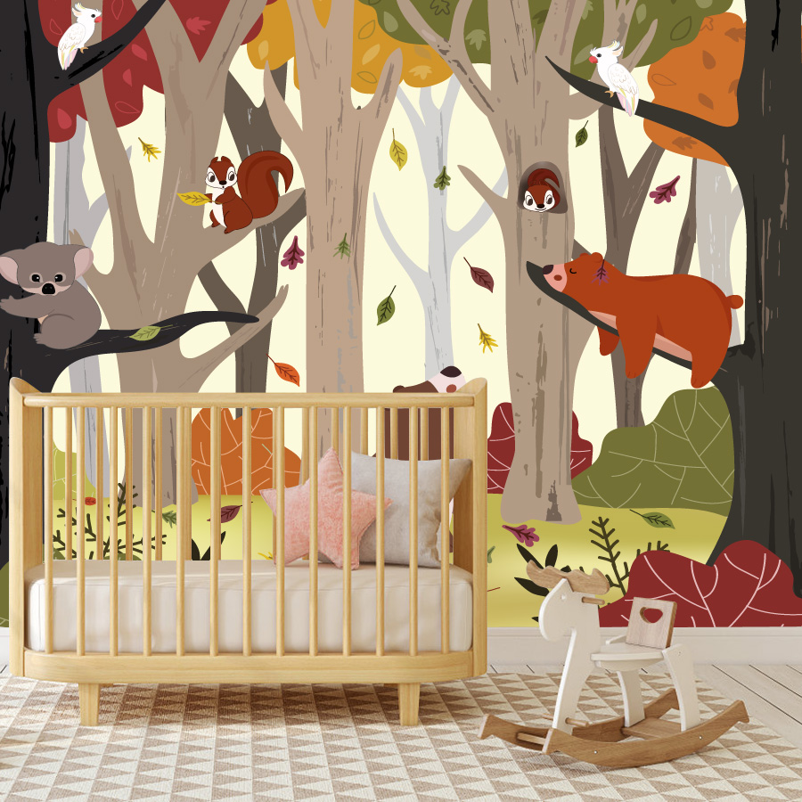 25+ Özel Soyulabilir ve Yapışk - Baby Nursery Jungle Wallpaper incelemesi ve fiyatı